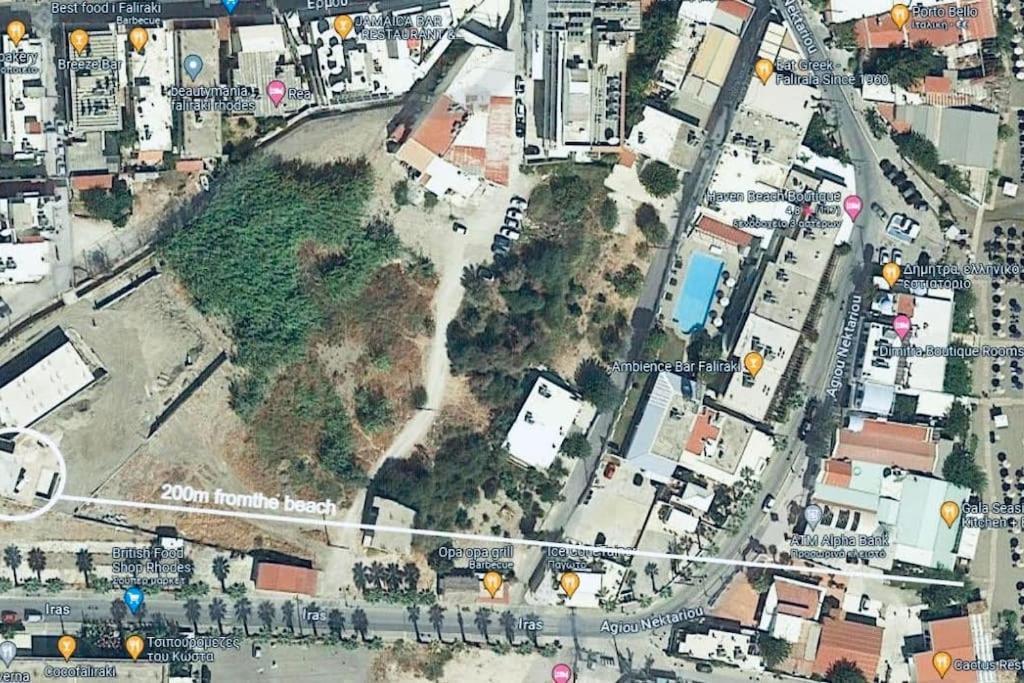 Cora May Central Villa With Private Pool 200M To The Beach Faliraki Esterno foto
